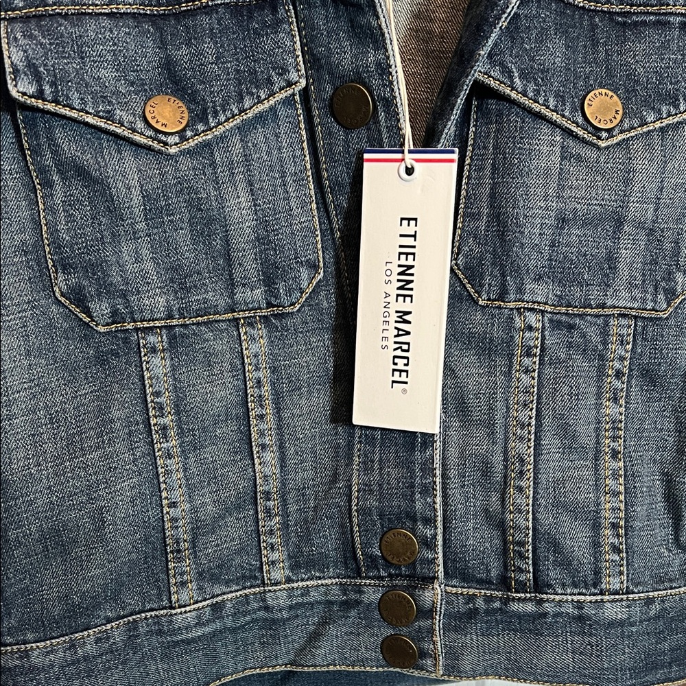 Etienne Marcel Women's Denim Jacket - Picture 4 of 5